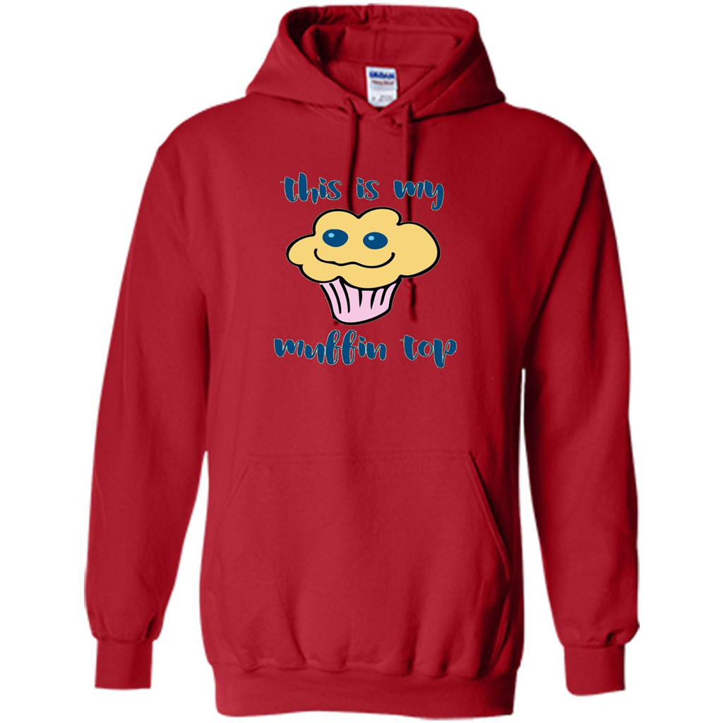 Baking T-shirt Funny This Is My Muffin Top T-Shirt Red