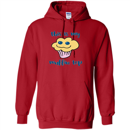 Baking T-shirt Funny This Is My Muffin Top T-Shirt Red