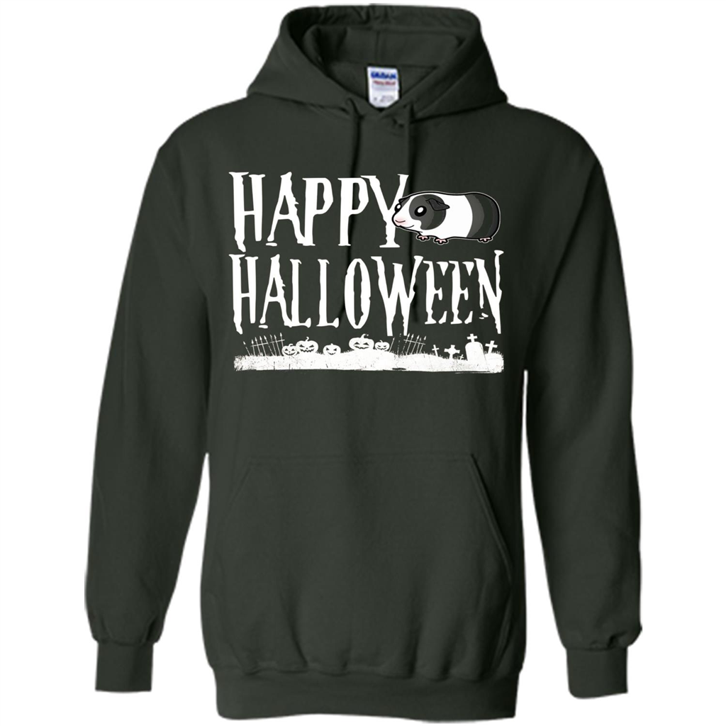Happy Halloween Guinea Pig T-shirt Forest Green