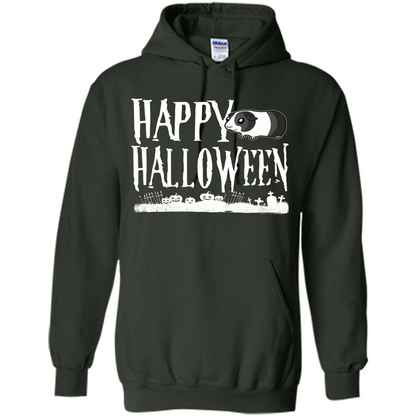 Happy Halloween Guinea Pig T-shirt Forest Green