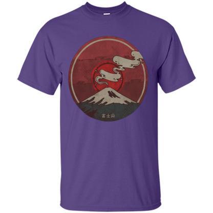 Mount Fuji T-shirt Purple