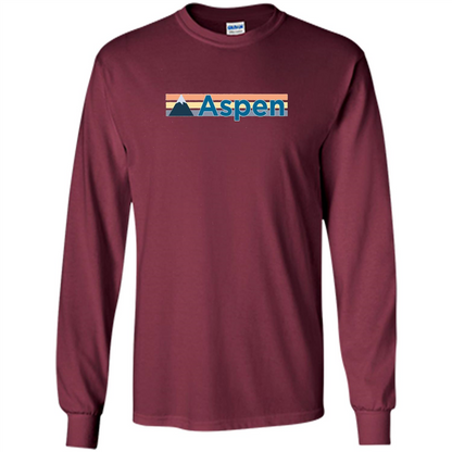 Aspen Retro Mountain T-shirt