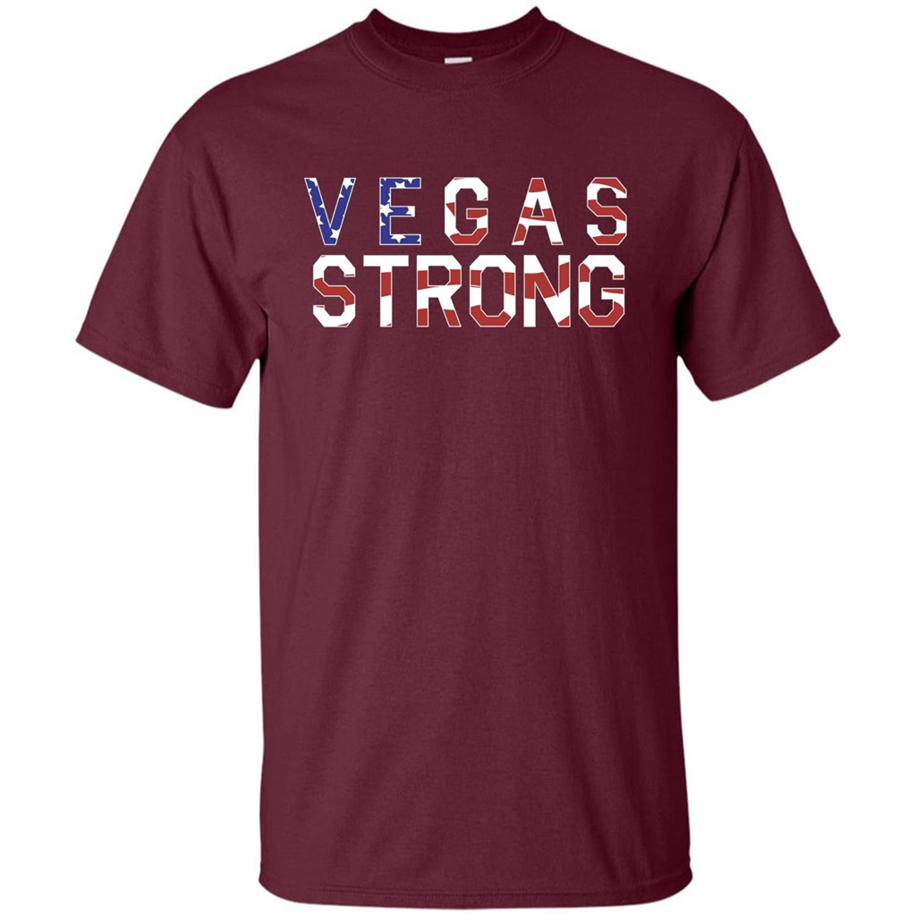 Vegas Strong T-Shirt Maroon