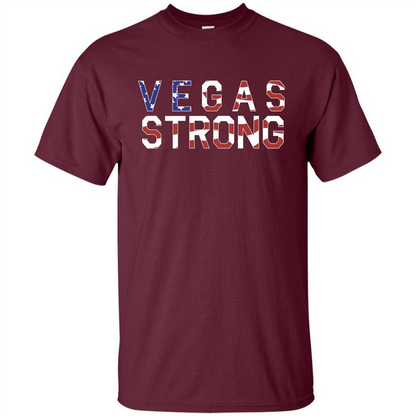 Vegas Strong T-Shirt Maroon