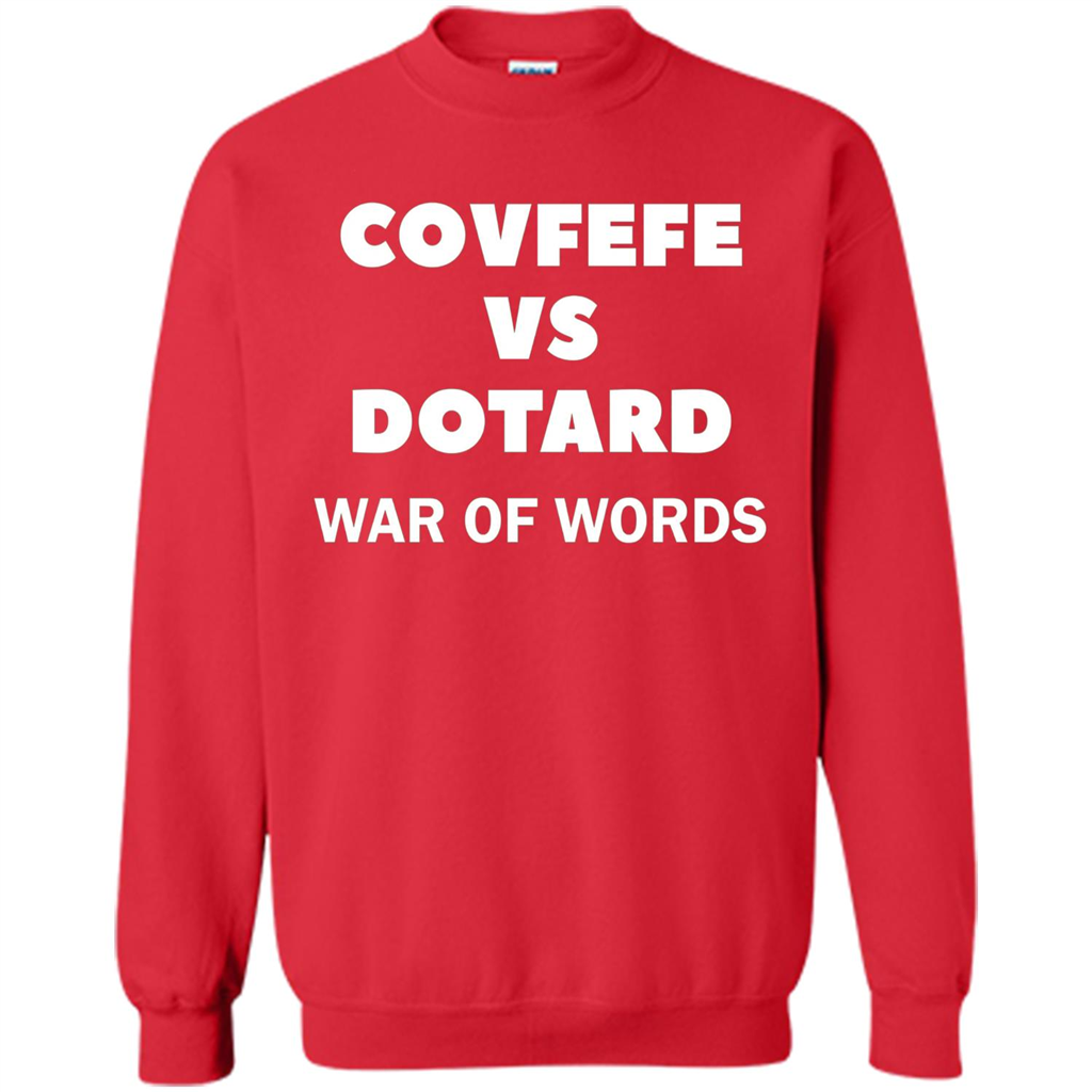 Covfefe vs Dotard T-Shirt War Of Words Red