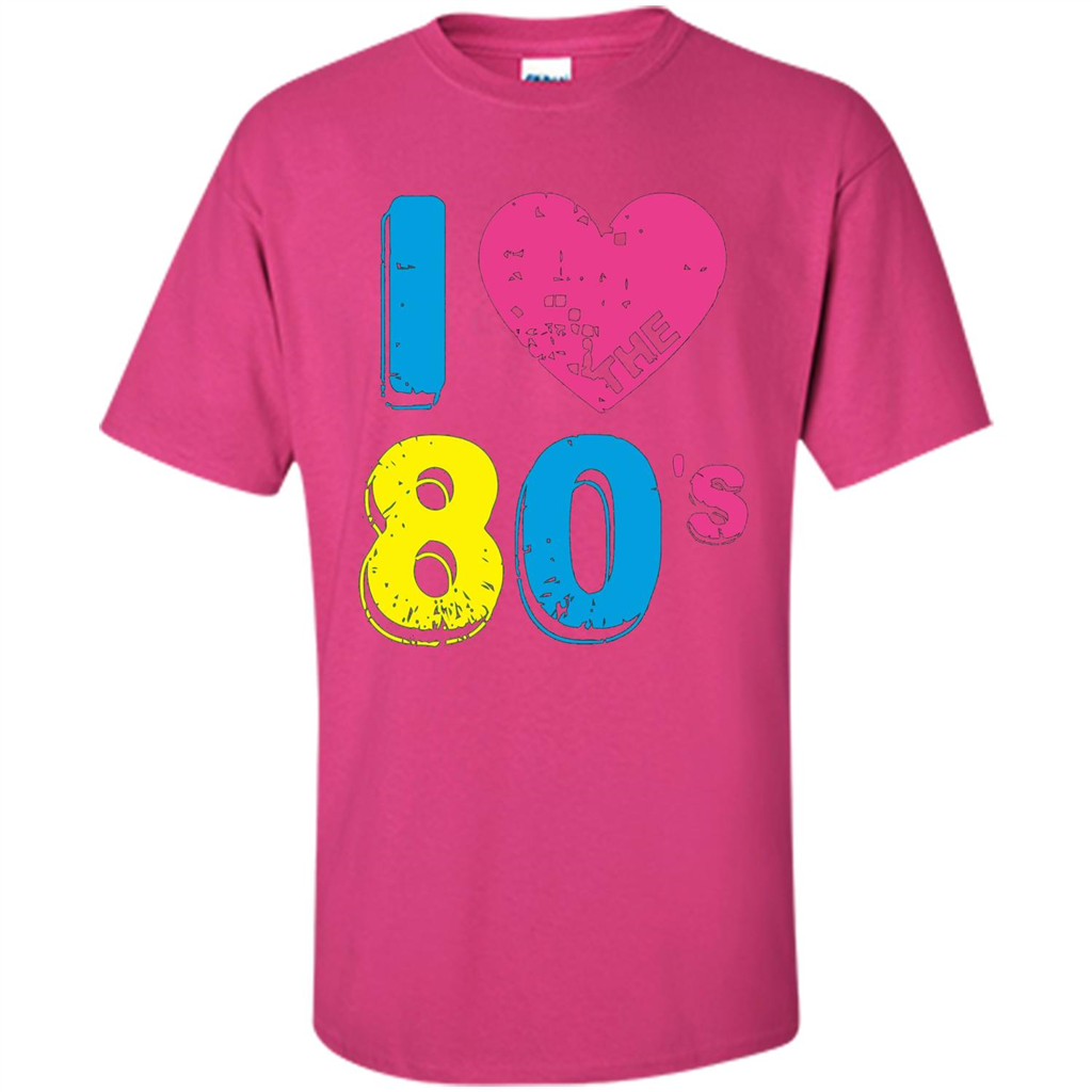 Vintage T-shirt I Love the 80's T-shirt Heliconia
