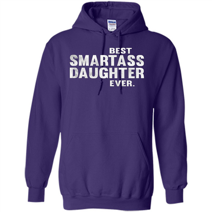 Funny Best Smartass Daughter Ever. T-shirts Purple