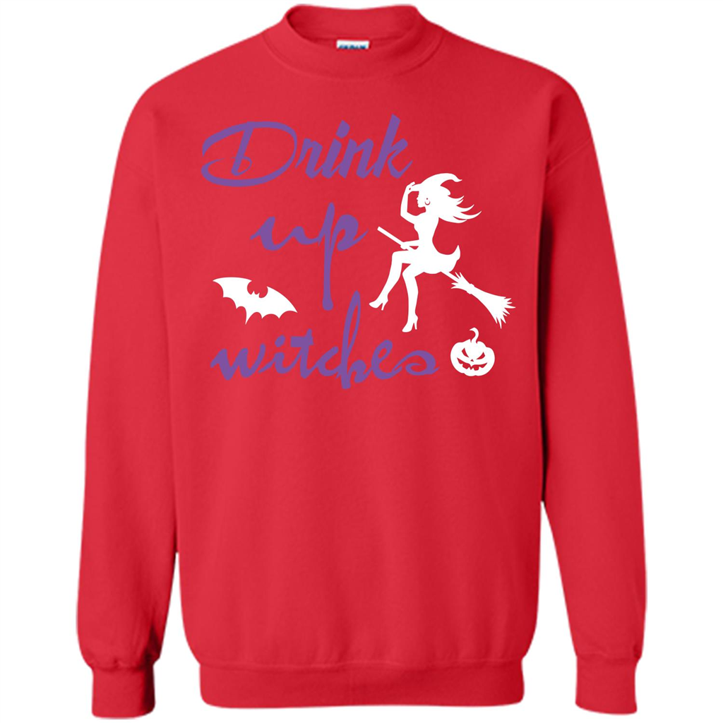 Halloween T-shirt Drink Up Witches T-shirt Red