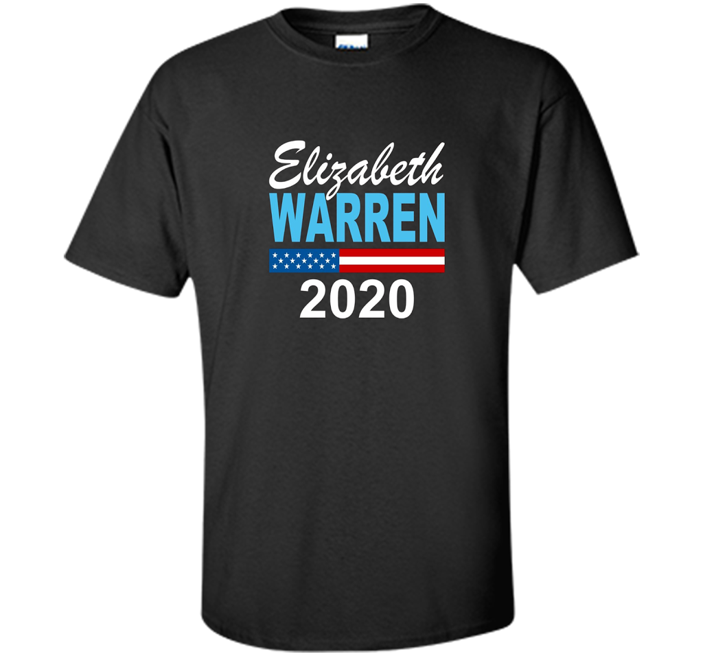 Elizabeth Warren 2020 T-shirt - E1226 shirt Black