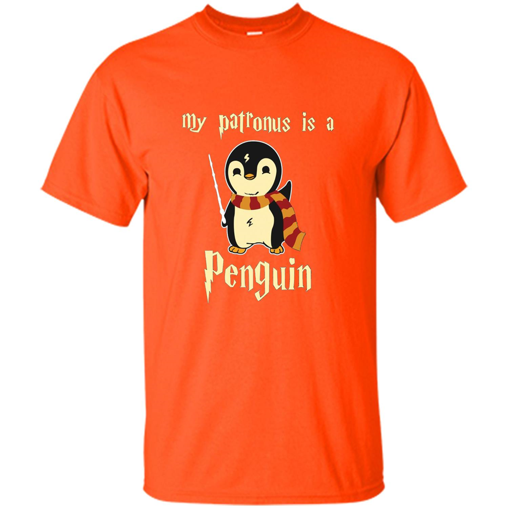 Penguin T-Shirt My Patronus Is A Penguin Hot 2017 T-Shirt Orange