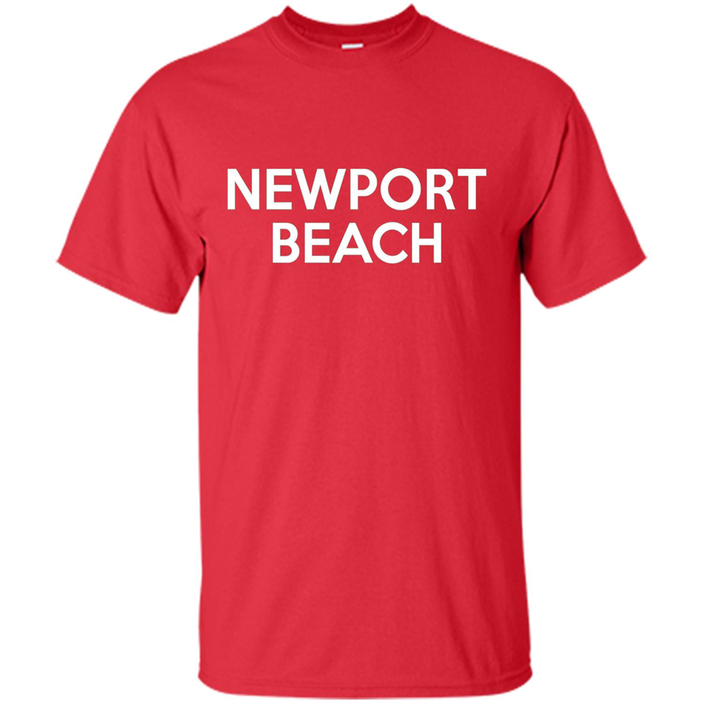 Newport Beach - California T-shirt Red