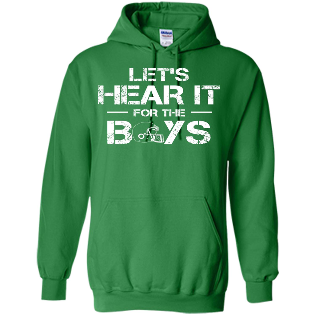 Football T-shirt Let's Hear It For The Boys Irish Green
