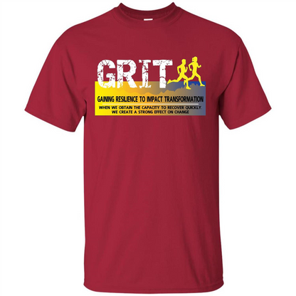 Gaining Resilience To Impact Transformation T-shirt Cardinal