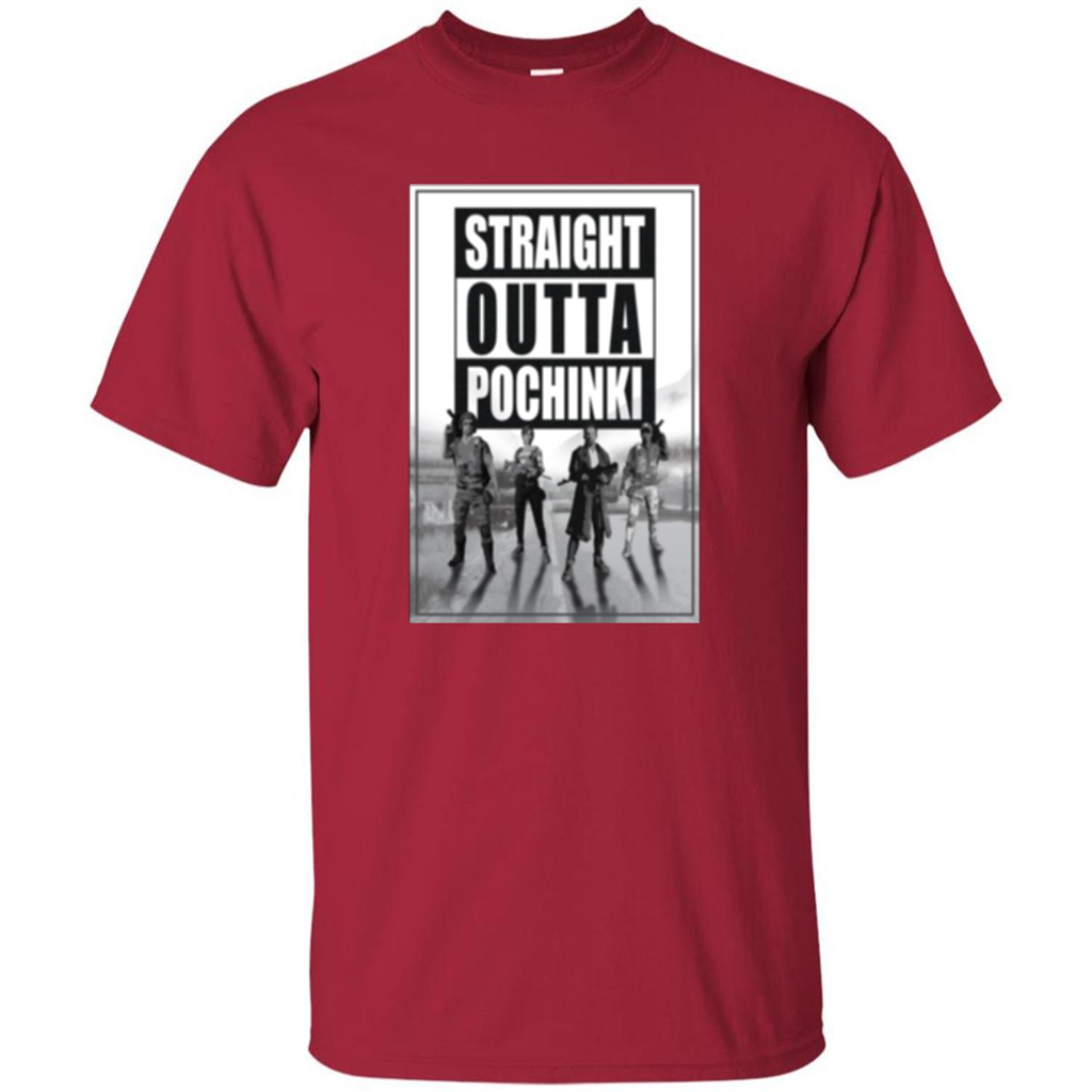 Straight Outta Pochinki T-shirt Cardinal