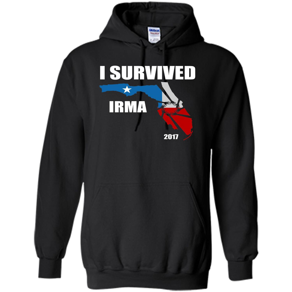 I Survived Hurricane Irma 2017 T-shirt Black