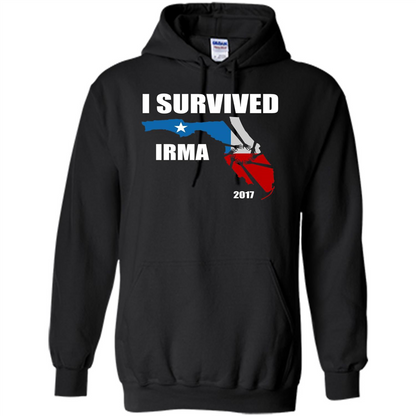 I Survived Hurricane Irma 2017 T-shirt Black