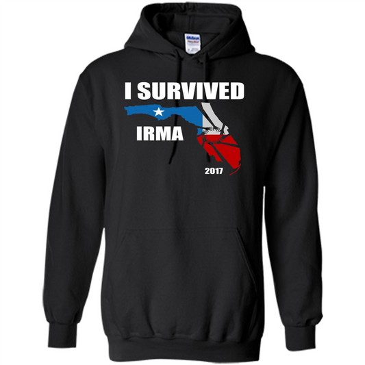 I Survived Hurricane Irma 2017 T-shirt Black