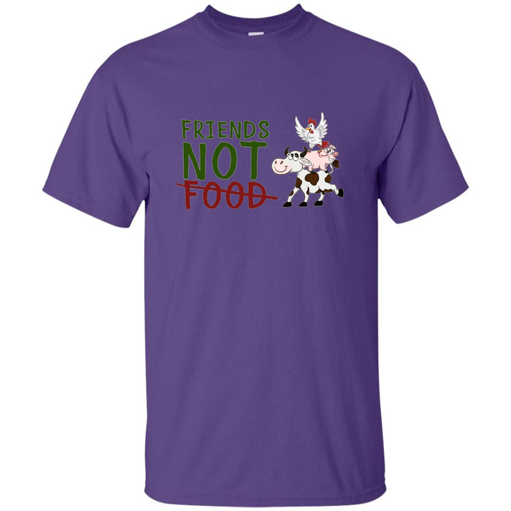Friends Not Food T-Shirt Purple