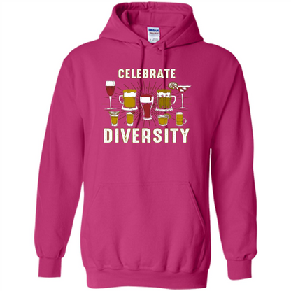 Alcohol Diversity T-Shirt Celebrate With Beer And Booze Heliconia