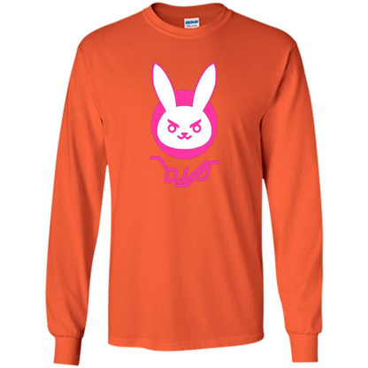Overwatch D.VA Bunny Spray T-shirt Orange