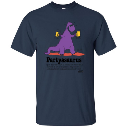 Partyasaurus T-shirt Party Asaurus Navy