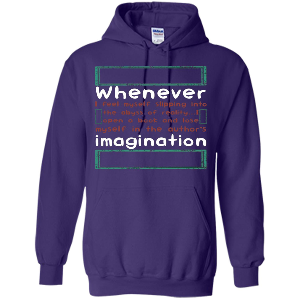 Whenever I Feel Myself Slipping In To The Abyss T-shirt Purple