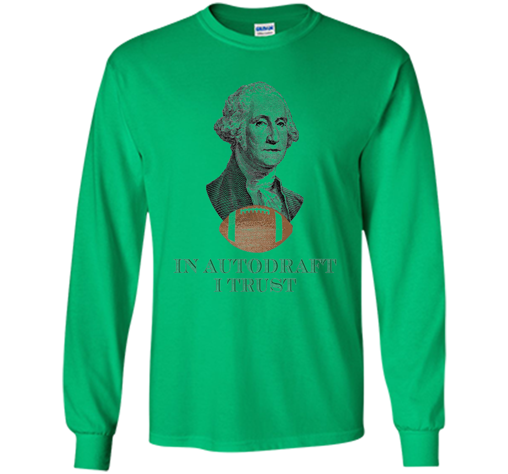 Football T-shirt In Autodraft I Trust T-shirt Irish Green