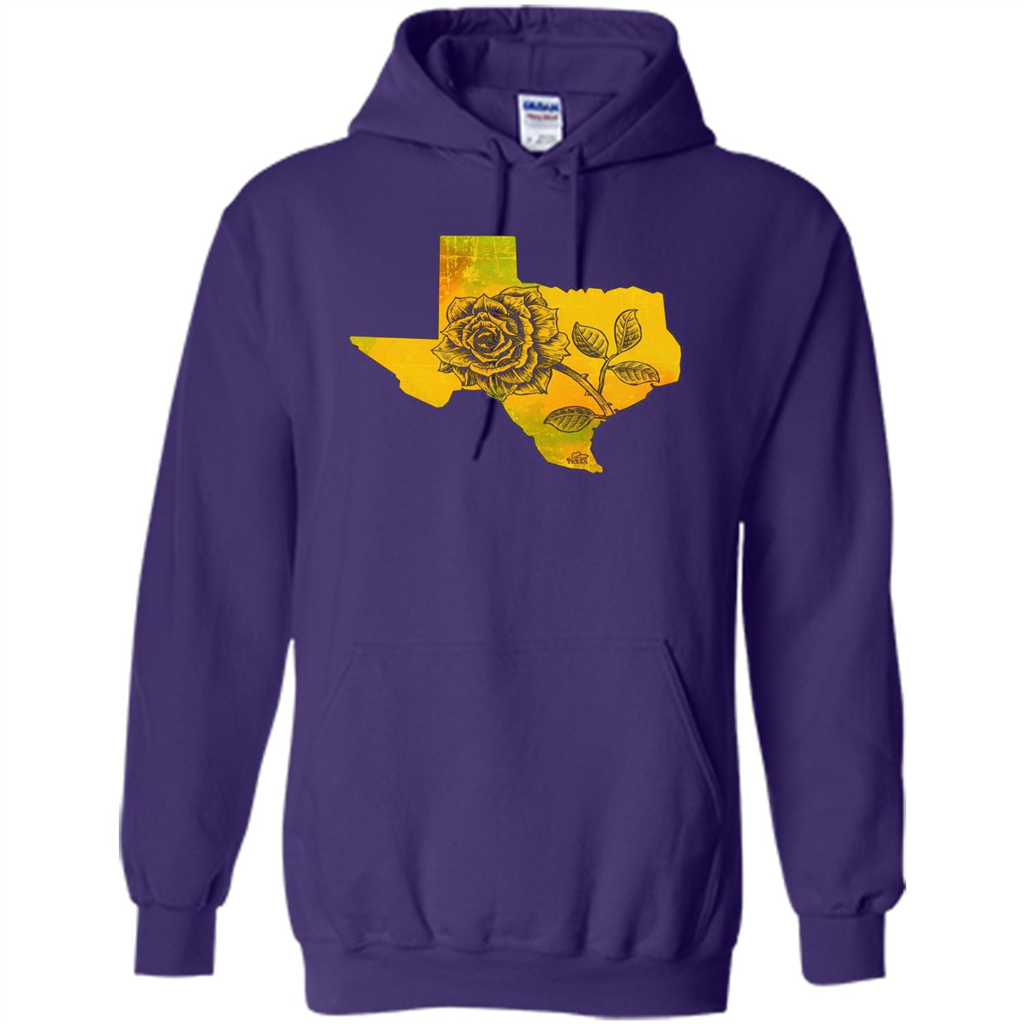 Yellow Rose Of Texas T-Shirt Purple
