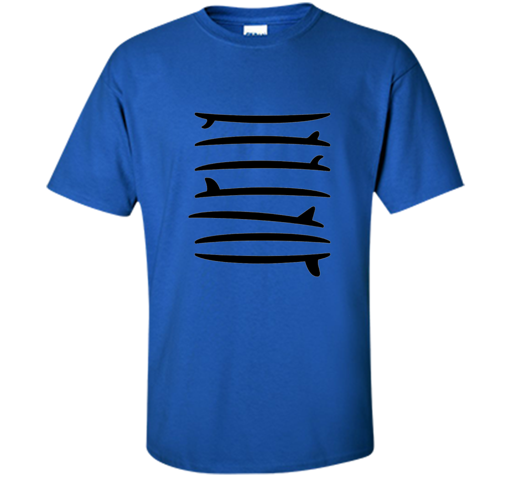 The Longboard Single Fin Surfer T-shirt Royal