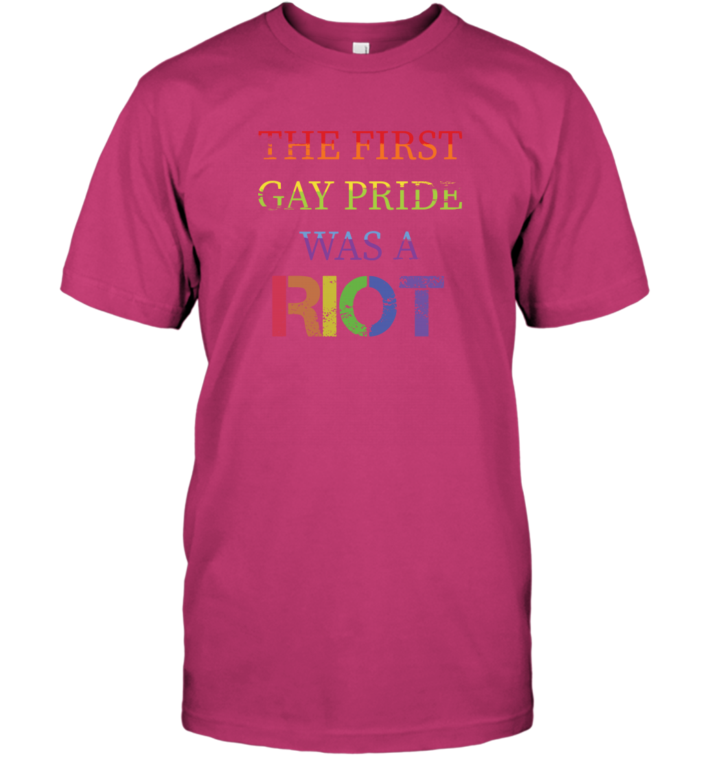 The First Gay Pride Was A Riot Proud Lgbt Shirt T-Shirt T-Shirt Heliconia