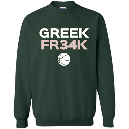 Greek Fr34K Basketball T-shirt Forest Green