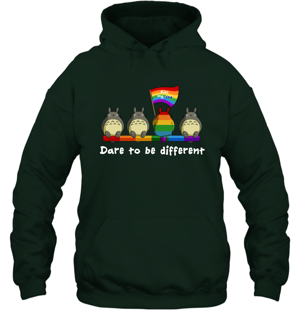 Dare To Be Different Totoro LGBT Hoodie Hoodie Forest