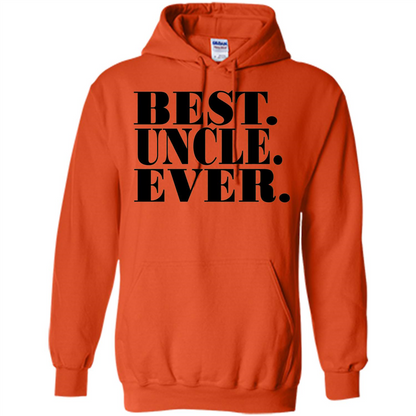 Best Uncle Ever T-shirt Orange
