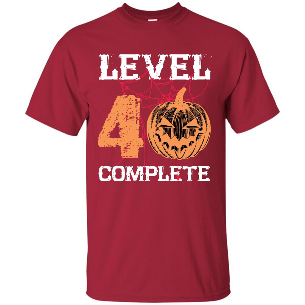 Halloween T-shirt Level 40 Complete Cardinal