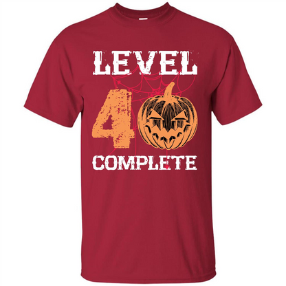 Halloween T-shirt Level 40 Complete Cardinal