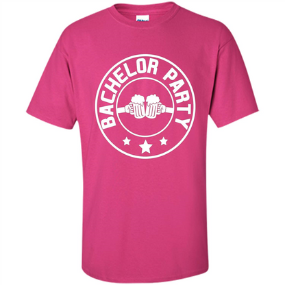 Men's Bachelor Party Cheers T-shirt Heliconia