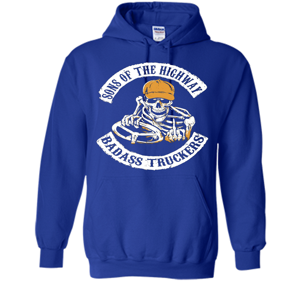 Truck Driver T-shirt Sons Of The Highway T-shirt Royal