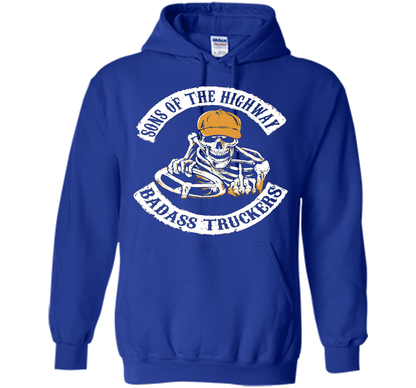 Truck Driver T-shirt Sons Of The Highway T-shirt Royal