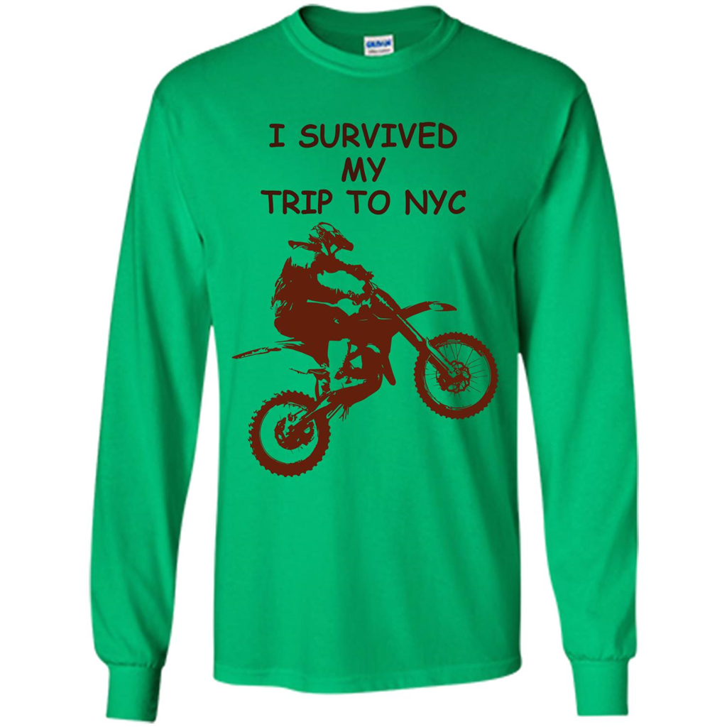 I Survived My Trip To NYC T-shirt Irish Green
