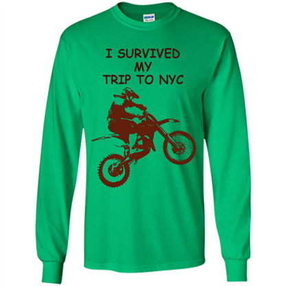I Survived My Trip To NYC T-shirt Irish Green