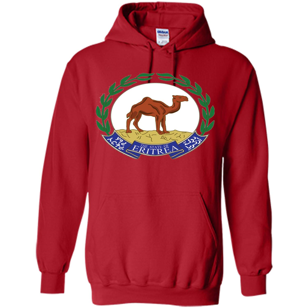 Eritrea Emblem T-shirt National Heritage Pride Red