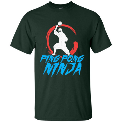 Ping Pong Ninja T-Shirt Forest Green