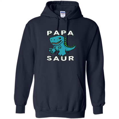 Fathers Day T-shirtt Papa Saur Navy