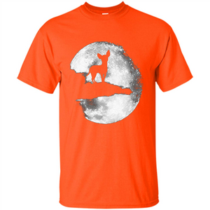 Chihuahua And Moon Halloween T-Shirt