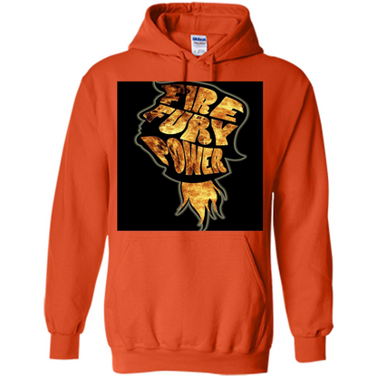Fire Fury Power T-shirt Orange