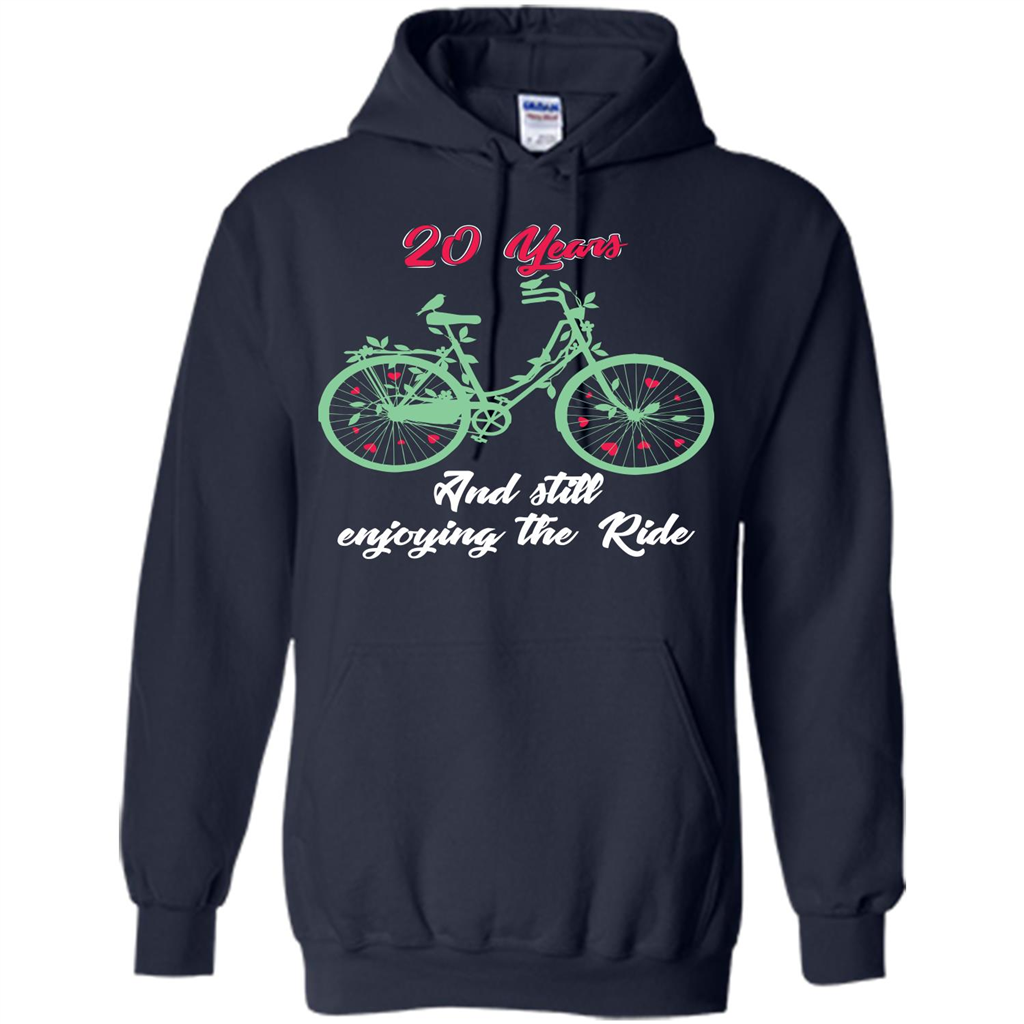 Anniversary T-shirt 20 Years And Still Enjoying The Ride Navy
