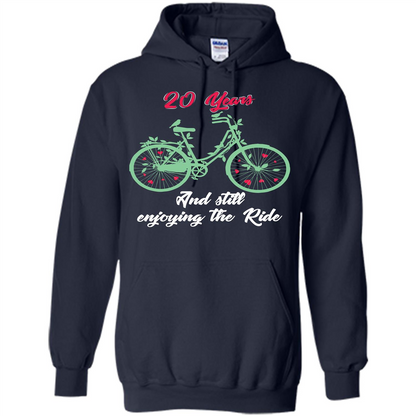 Anniversary T-shirt 20 Years And Still Enjoying The Ride Navy