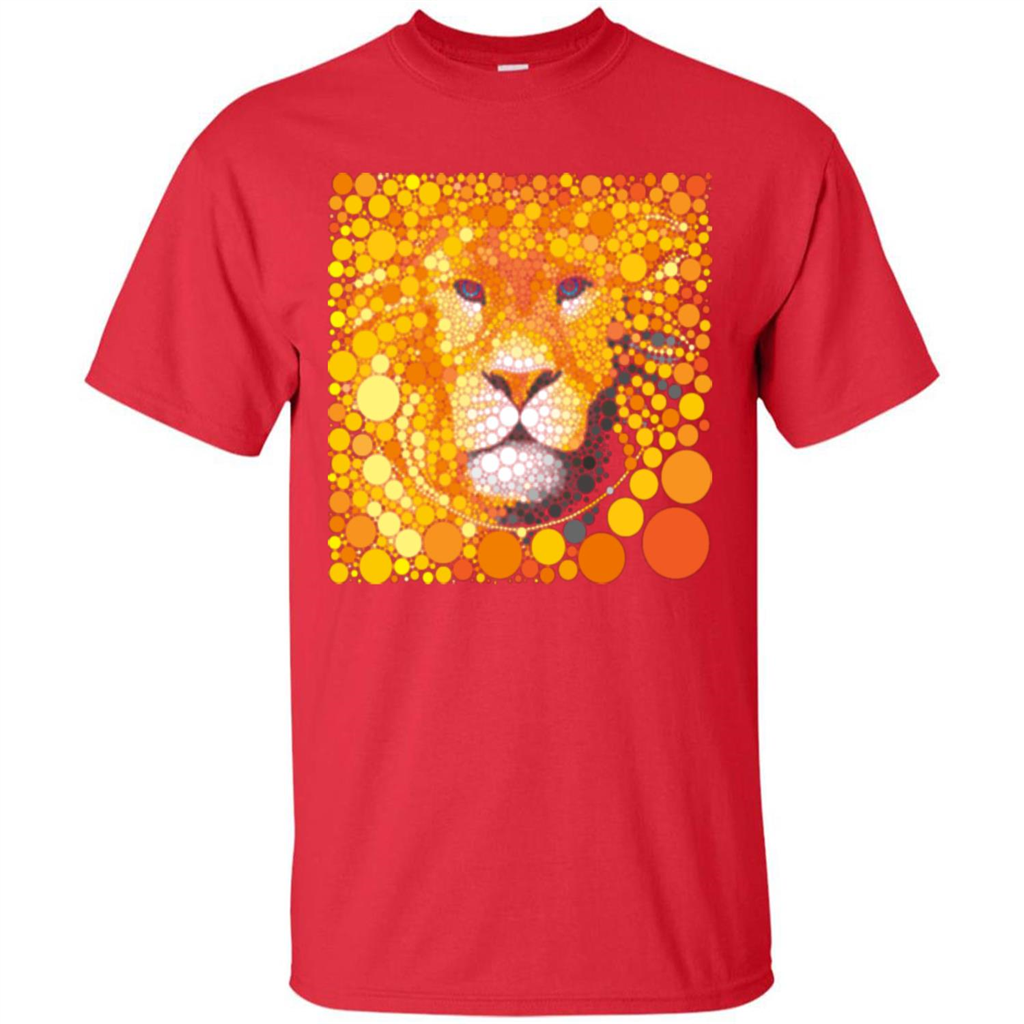 Lion T-shirt Red