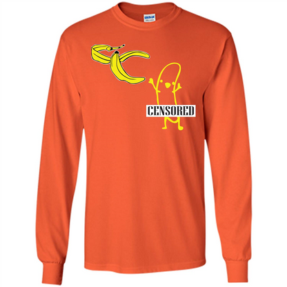 Banana T-shirt Censored T-shirt Orange