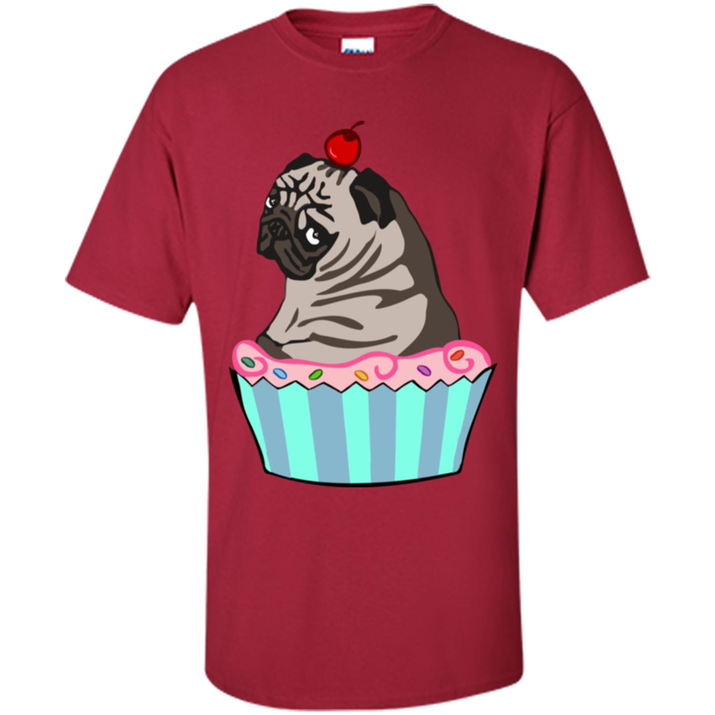 Love Dog T-Shirt Pug Cake Cardinal